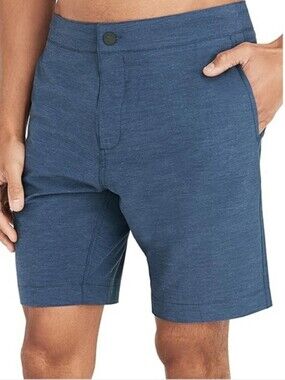 Faherty All Day Shorts Chino Blue Mens Size 34